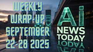 AI News Weekly Wrap-Up USA September 22-28 2025