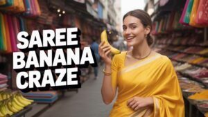 Trending on Instagram Your Guide to the Saree Banana Prompt