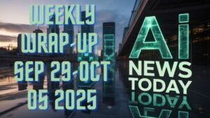 AI USA News Weekly Wrap-Up USA September 29 to October 05 2025