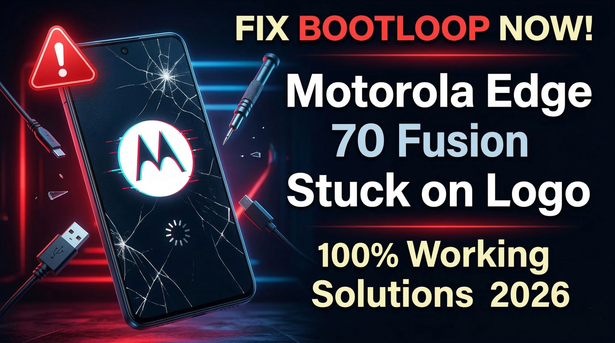 Fix Motorola Edge 70 Fusion Stuck on Boot Start screen logo - Android ...