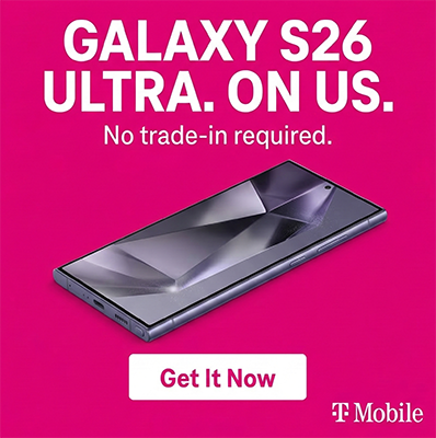 Samsung Galaxy S26 Ultra Banner - Only $399