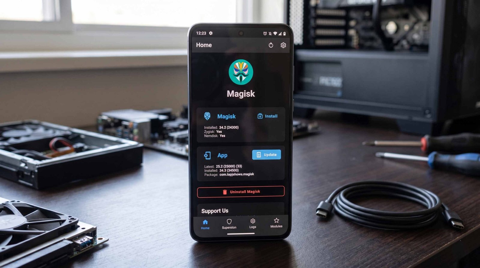 Root Motorola Moto G67 using Magisk