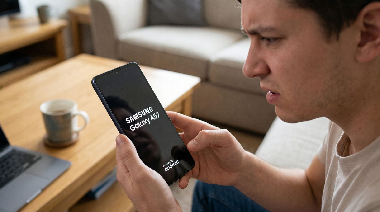 Samsung Galaxy A57 stuck on boot