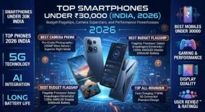 Best Android Mobiles Under INR 30000