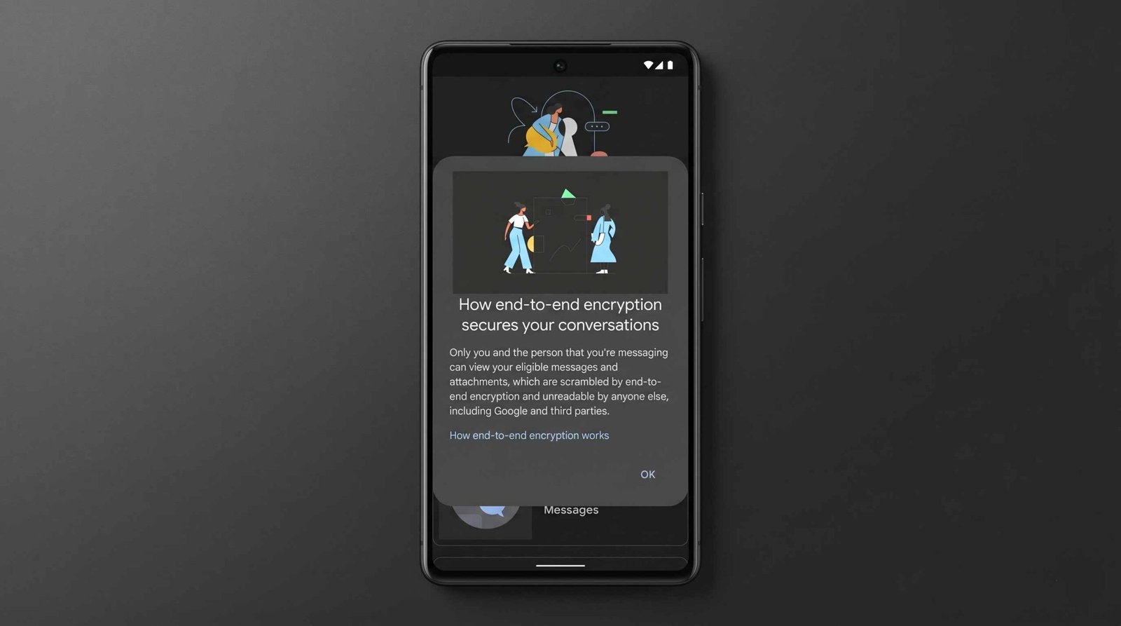 Enable End to End Encryption in Google RCS