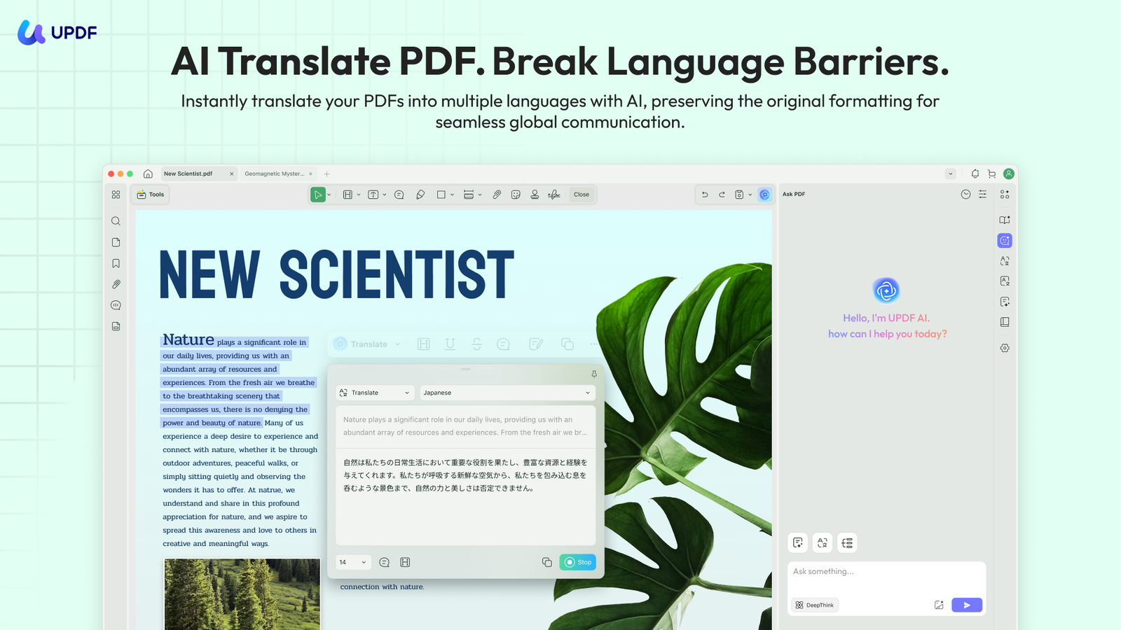 AI Translate PDF