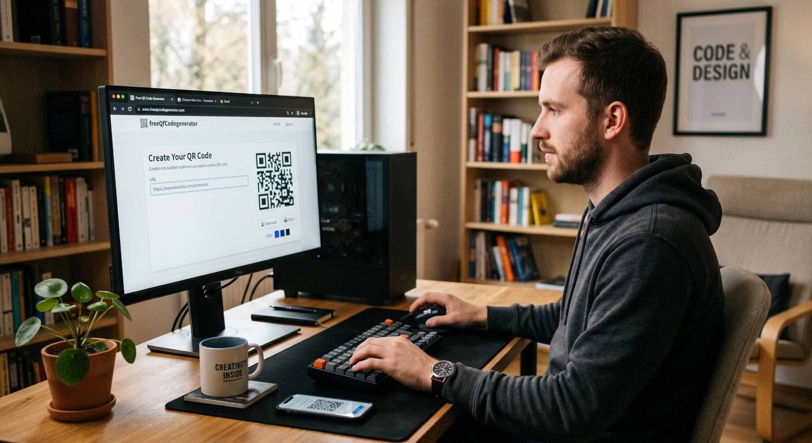 Free QR Code using Google Chrome scaled Free QR Code using Google Chrome