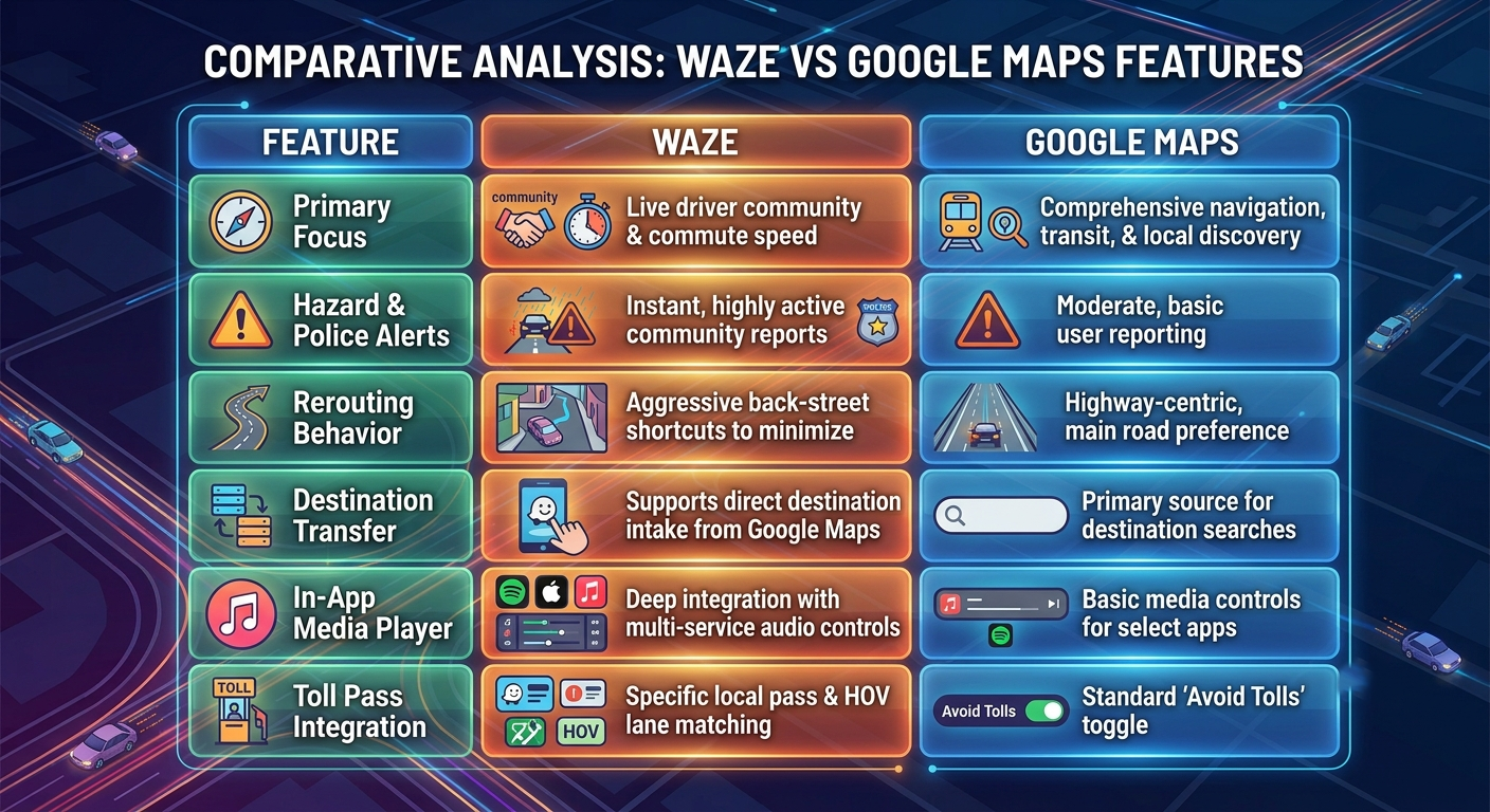 Comprehensive comparison waze and maps Comprehensive comparison waze and maps