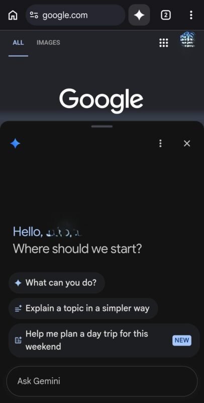 How to Enable Ask Gemini in Google Chrome Android?