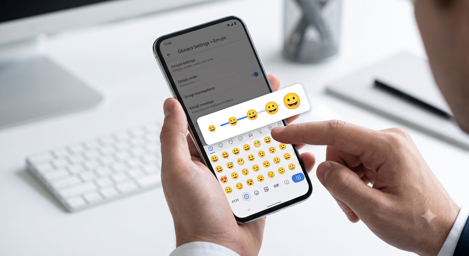 How to Increase Emoji Size in Gboard