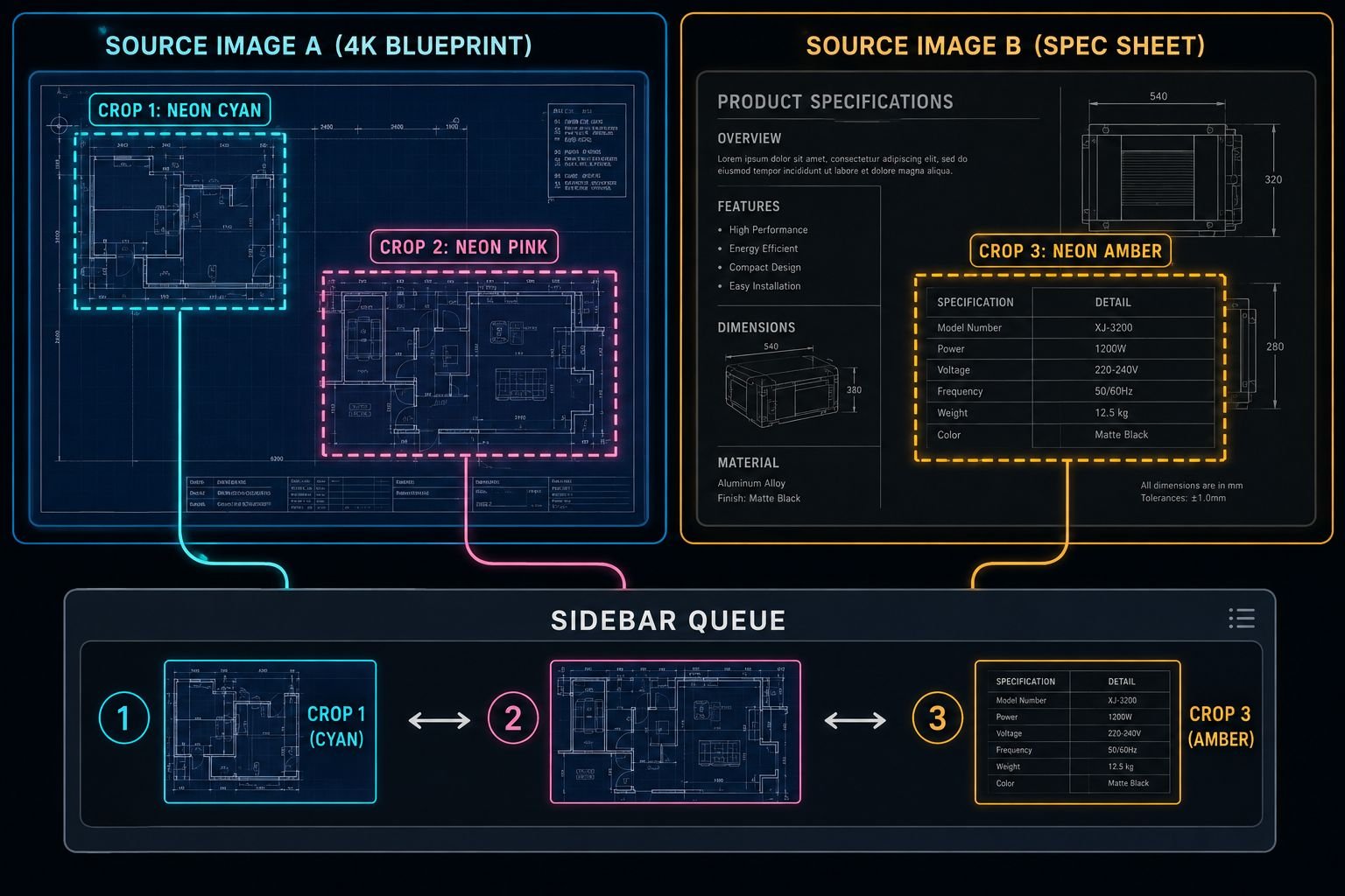 Multi Crop Extraction Across Disparate Files Multi-Crop Extraction Across Disparate Files