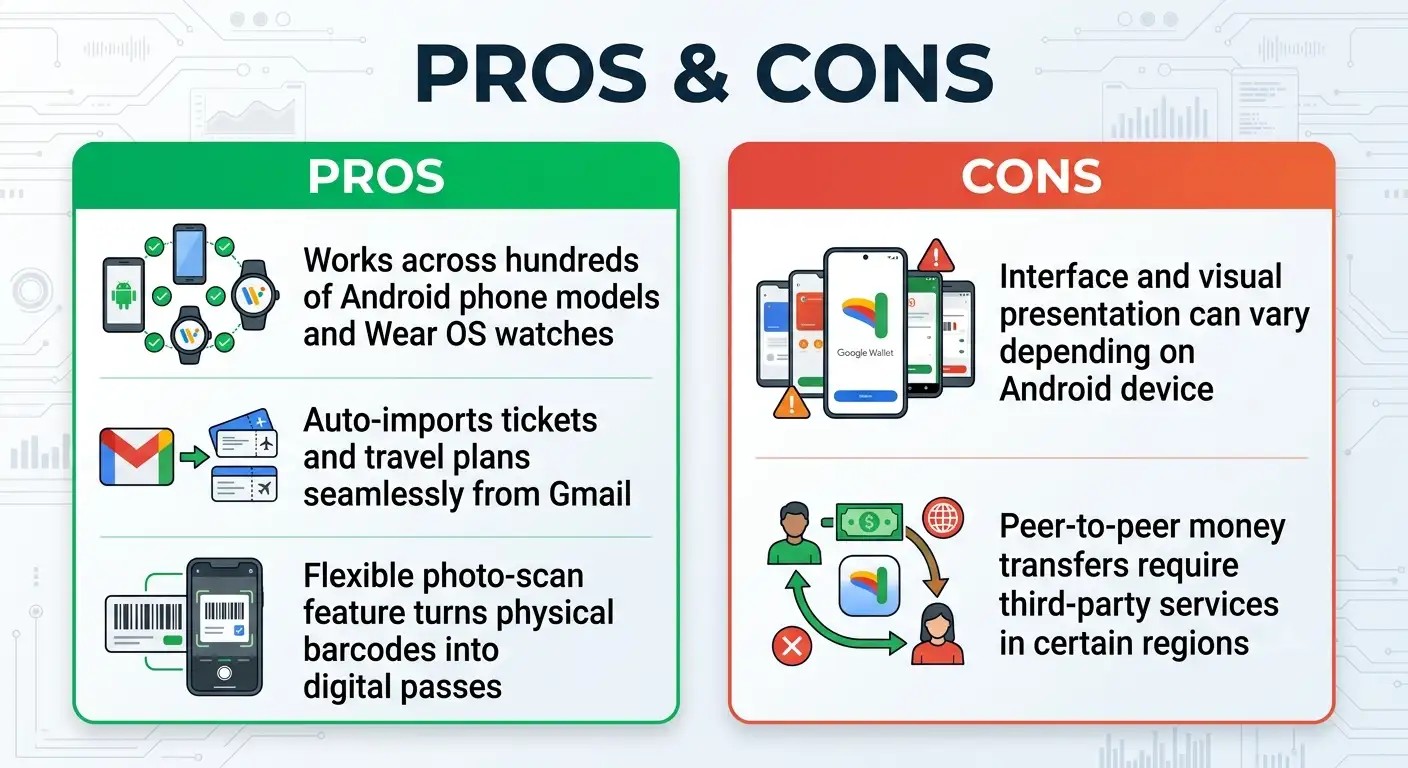 Google Pros and cons compressed Google Pros and cons compressed