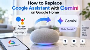 Replace Google Assistant with Gemini on Google Home