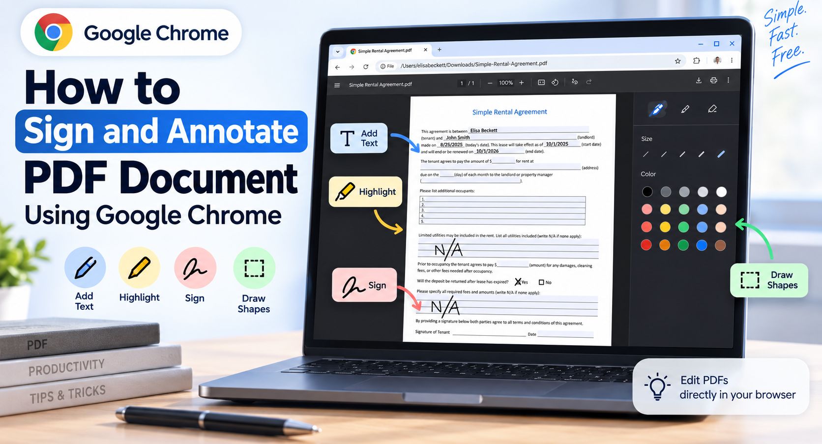 Sign and Annotate PDF Documenin Usihg Google Chrome Sign and Annotate PDF Documents in Google Chrome