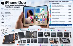 iPhone Duo Real Manufacturing Cost Teardown Analysis