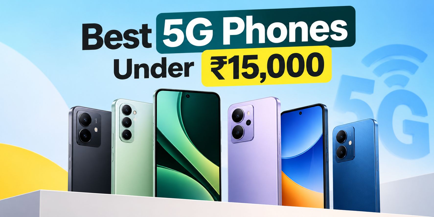 best 5G phones under 15000