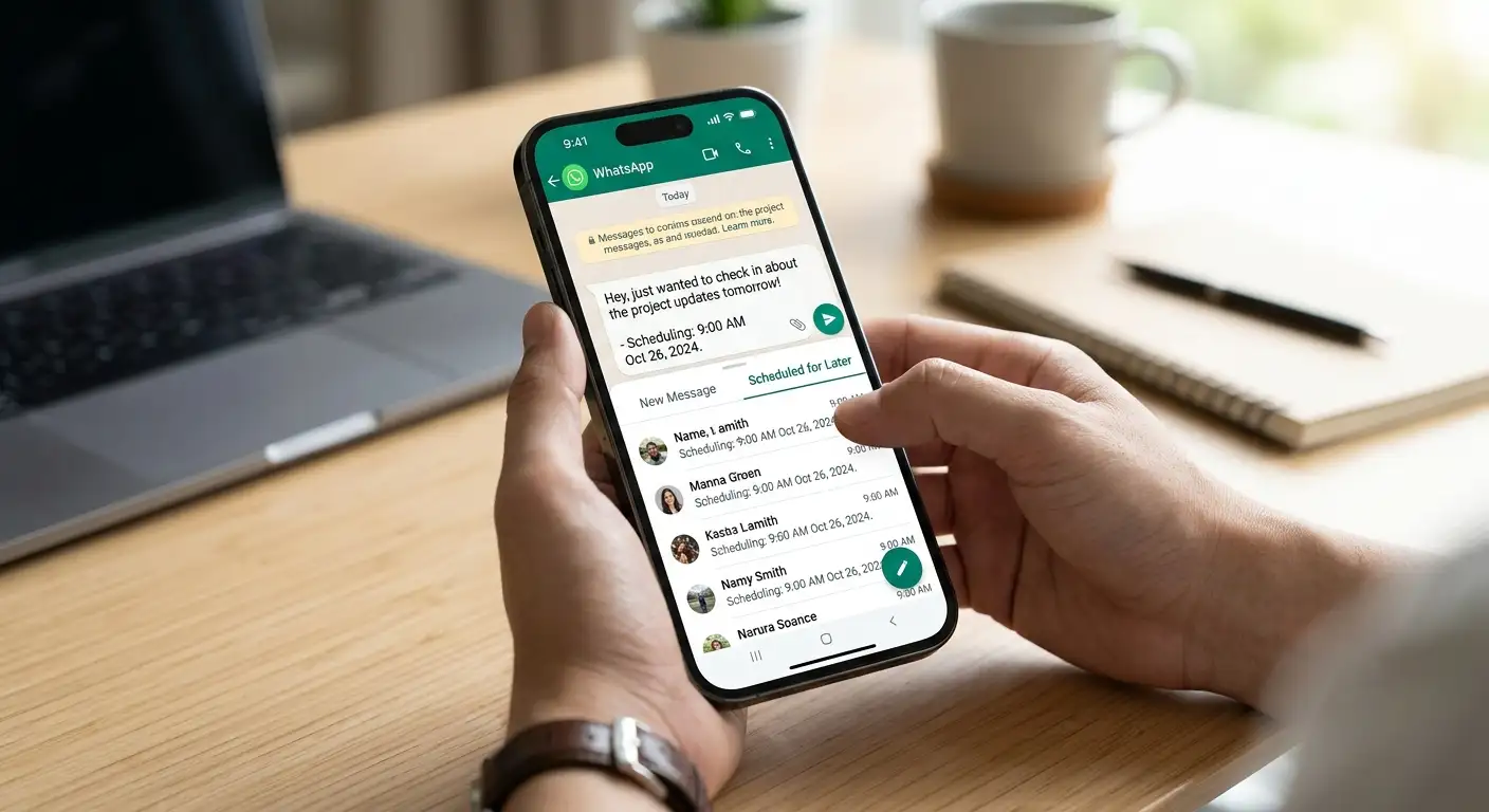 Featured Image for the whatsapp scheduled message compressed