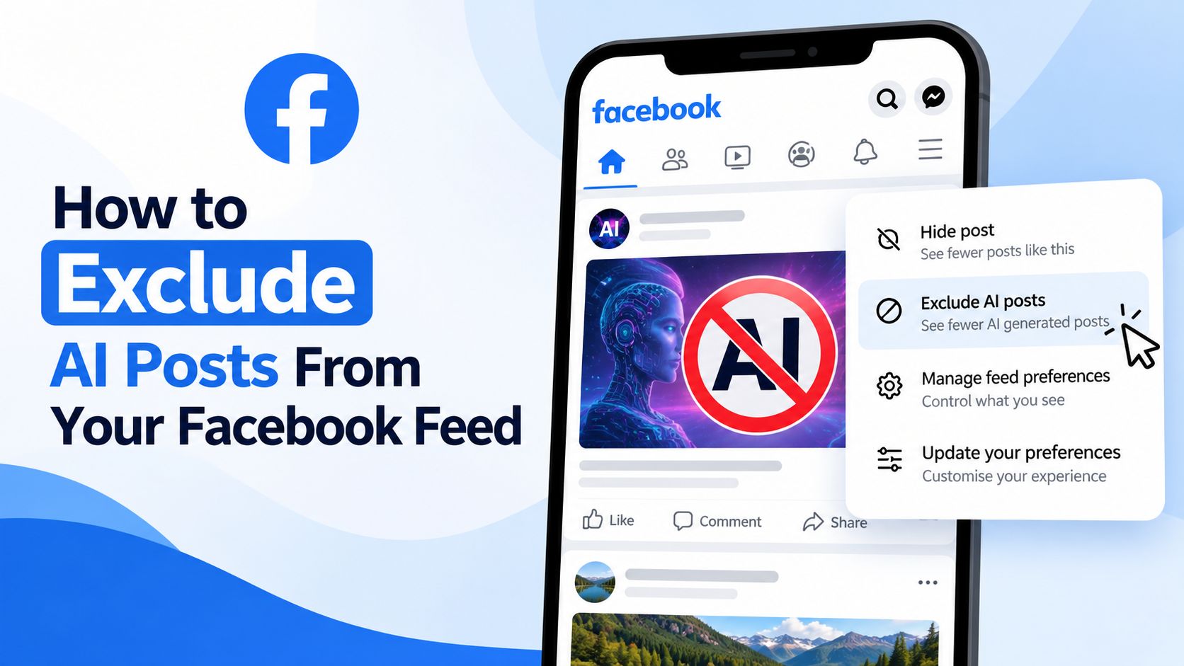 How to Exclude AI Posts on Facebook min How to Exclude AI Posts From Your Facebook Feed